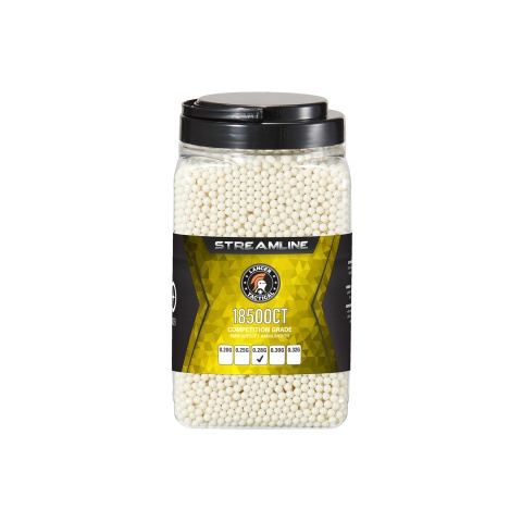 Lancer Tactical 18500 Round Streamline Competition Grade Tracer BBs - (Green)