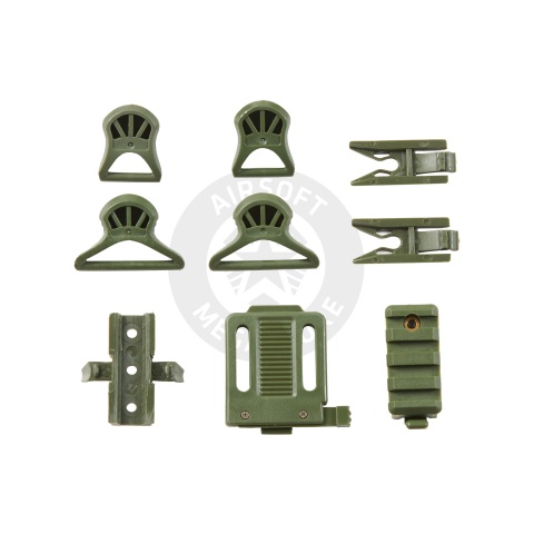 Bravo MH Ballistic Style Helmet - (OD)