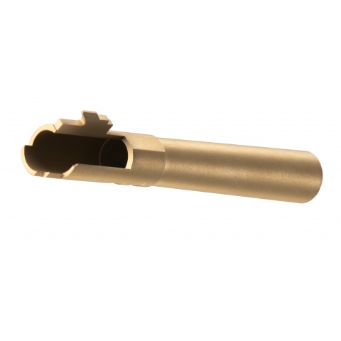 Lancer Tactical Stainless Steel Threaded Outer Barrel for 5.1 Hi-Capa Pistols (Gold)