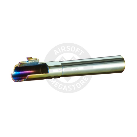Lancer Tactical Stainless Steel Threaded Outer Barrel for 5.1 Hi-Capa Pistols (Rainbow)