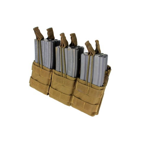 Condor Outdoor MOLLE Open-Top Triple Stacker M4 Magazine Pouch