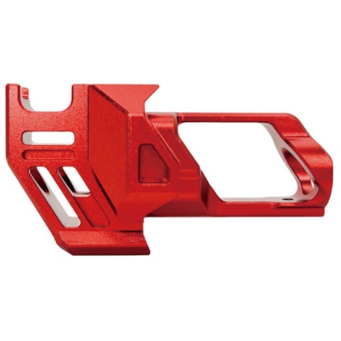 CTM TAC AAP-01 FUKU-2 CNC Aluminum Baby Shark Cutout Compensator with 14mm Adapter for FUKU-2 Long Version GBB Pistols