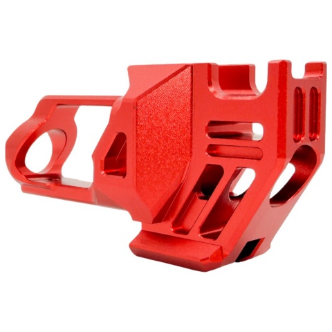 CTM TAC AAP-01 FUKU-2 CNC Aluminum Baby Shark Cutout Compensator with 14mm Adapter for FUKU-2 Long Version GBB Pistols