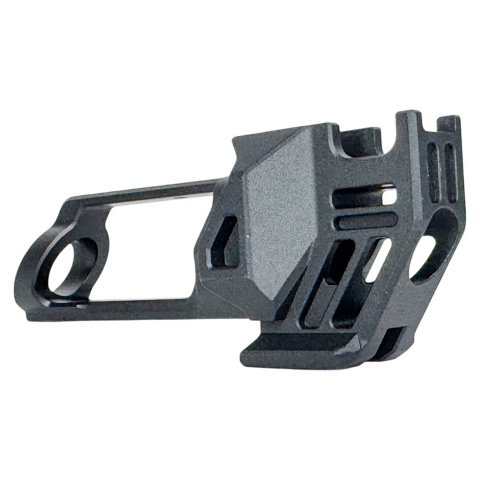 CTM TAC AAP-01 FUKU-2 CNC Aluminum Shark Cutout Compensator with 14mm Adapter for FUKU-2 Long Version GBB Pistols