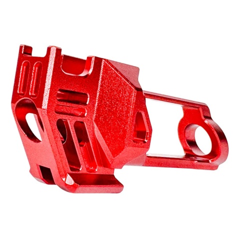 CTM TAC AAP-01 FUKU-2 CNC Aluminum Shark Cutout Compensator with 14mm Adapter for FUKU-2 Long Version GBB Pistols