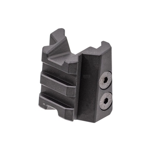 CTM Airsoft Angled 1913 20mm Rail Stock Adaptor - (Black)