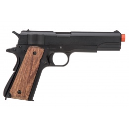 Double Bell M1911A1 Gas Blowback Airsoft Pistol (Low Velocity) - BLACK