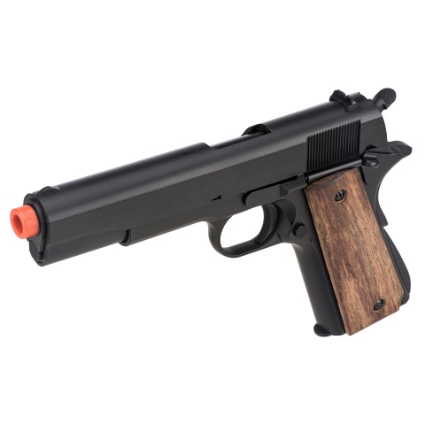 Double Bell M1911A1 Gas Blowback Airsoft Pistol (Low Velocity) - BLACK