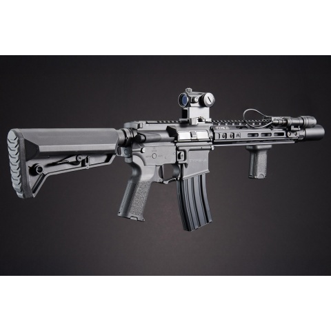 Custom Abraxas - BG Defense Type-A MK2 10' AEG Rifle by Lancer Tactical - (Black)