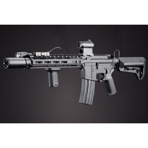 Custom Abraxas - BG Defense Type-A MK2 10' AEG Rifle by Lancer Tactical - (Black)