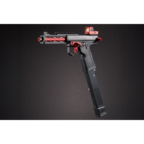 Custom Blackfire - Tandemkross CTHULHU Gas Blow Back Pistol - BLACK/RED