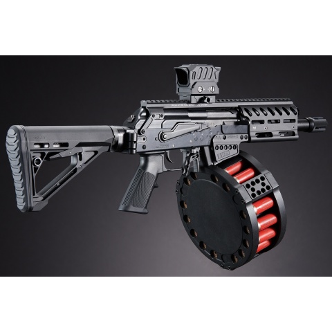 Custom Tokyo Marui CHERNOBOG - SAIGA-12 SBS Tri-Shot Gas Blowback Airsoft Shotgun