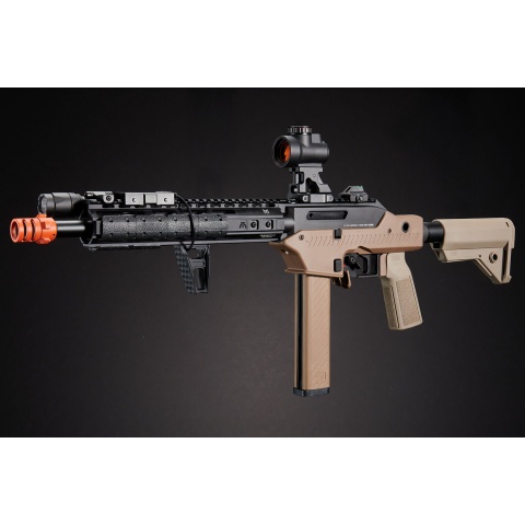 Custom Desert Cage - Vorsk VMP-2M ASSAULT VARIANT GBB Airsoft Rifle Select Fire - (Tan/Black)
