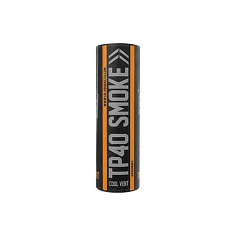 Enola Gaye TP40 Top Pull Black Airsoft Smoke Grenade / Orange