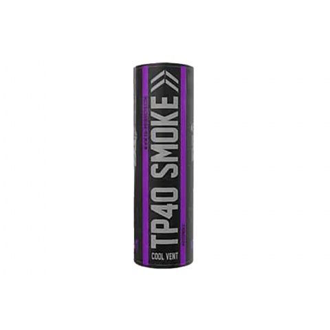 Enola Gaye TP40 Top Pull Black Airsoft Smoke Grenade / Purple