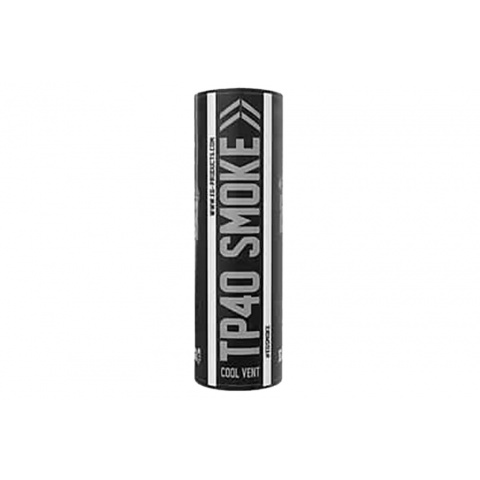Enola Gaye TP40 Top Pull Black Airsoft Smoke Grenade / White