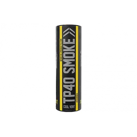Enola Gaye TP40 Top Pull Black Airsoft Smoke Grenade / Yellow