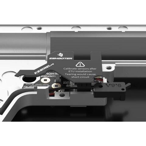 Eshooter Kestrel V2 Electronic Trigger Unit (ETU) for V2 Gearbox AEGs w/ App Control and Smart Features - Front Wired