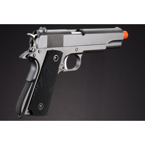 WellFire 1911 CO2  Blowback Airsoft Pistol (Color: Gun Metal Gray)
