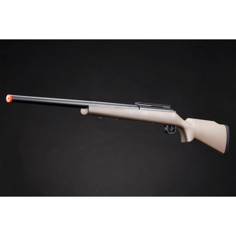 Golden Ball Bolt Action Spring Powered Sniper Rifle - (Tan)