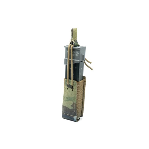 GBRS Group Single Pistol Magazine Pouch w/ Bungee Retention - (Multicam)