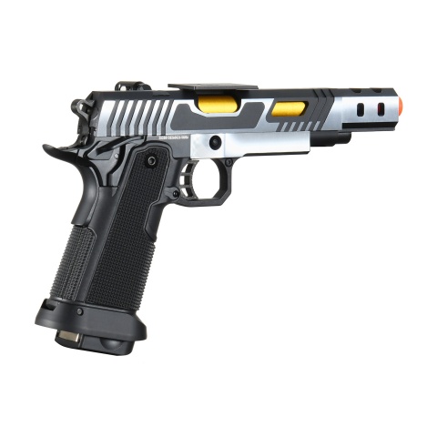 Golden Eagle 3359 Hi-Capa 5.1 Full Metal CNC Gas Blowback Airsoft Pistol - Silver