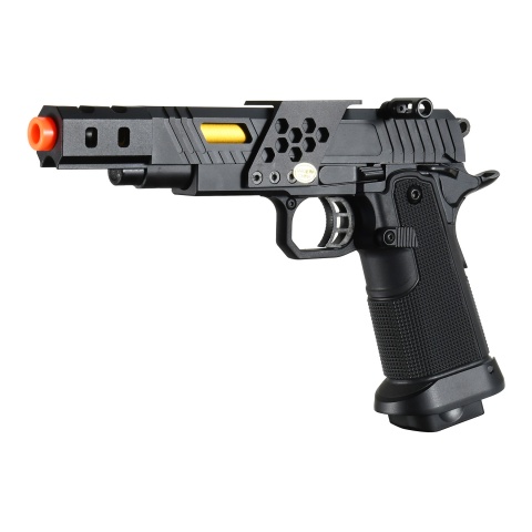 Golden Eagle 3359 Hi-Capa 5.1 Full Metal CNC Gas Blowback Airsoft Pistol - Black