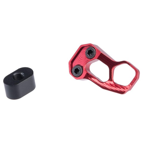 Guns Modify CNC Aluminum Magazine Release Extension For Tokyo Marui MWS M4 M16 GBBR - (Red)