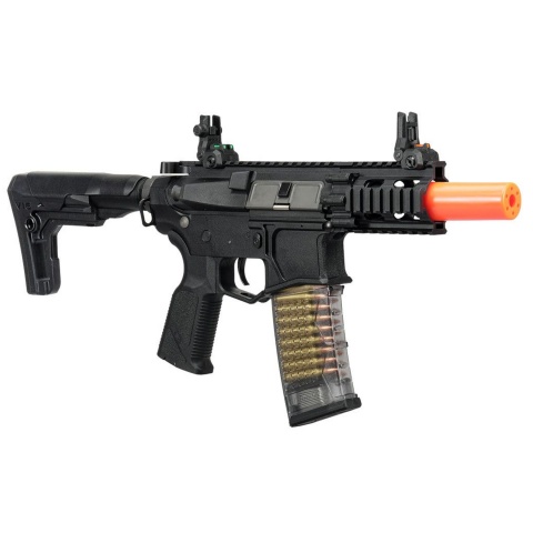G&G CM16 GMS SBR M4 AEG Airsoft Rifle w/ GATE ASTER  - (Black)