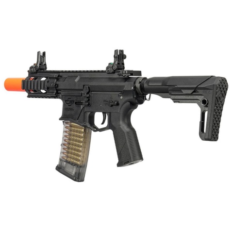 G&G CM16 GMS SBR M4 AEG Airsoft Rifle w/ GATE ASTER  - (Black)