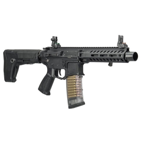 G&G CM16 GMS STRIKER Folding MLOK M4 AEG Airsoft Rifle w/ GATE ASTER  - (Black)