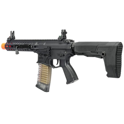 G&G CM16 GMS STRIKER Folding MLOK M4 AEG Airsoft Rifle w/ GATE ASTER  - (Black)