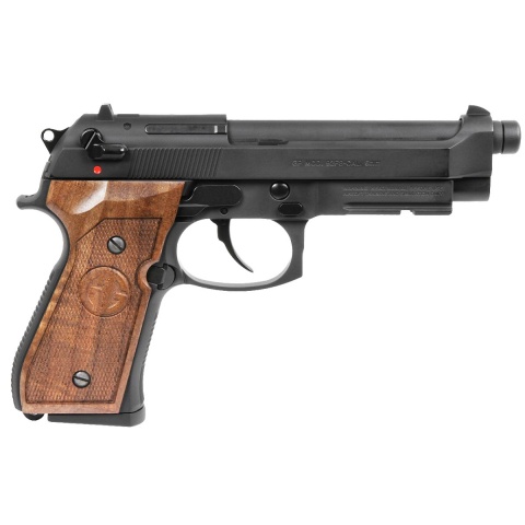 G&G GPM92 GP2 GBB Pistol w/ Walnut Wood Grip, Black
