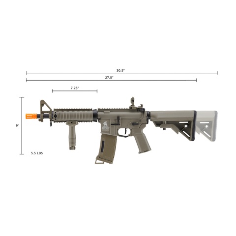 Lancer Tactical Gen 3 MK18 MOD 0 Field M4 Airsoft AEG Rifle (Color: Tan)