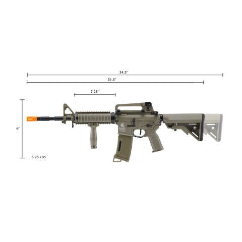 Lancer Tactical Gen 3 M4 SopMod Airsoft AEG Rifle (Color: Dark Earth)