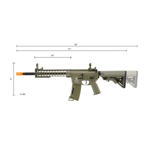 Lancer Tactical Gen 3 Keymod M4 Evo AEG Airsoft Rifle (Color: Tan)