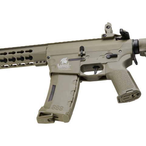 Lancer Tactical Gen 3 Keymod M4 Evo AEG Airsoft Rifle (Color: Tan)