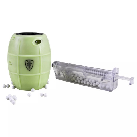 Elite Force Hailstorm Green Gas Airsoft BB Grenade / Phosphorescence Green