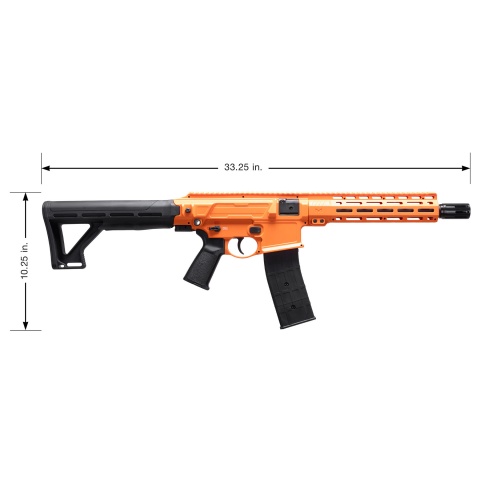 P2P Defensor 68C .68 Cal Less Lethal CO2 Impact Launcher - Orange/Black