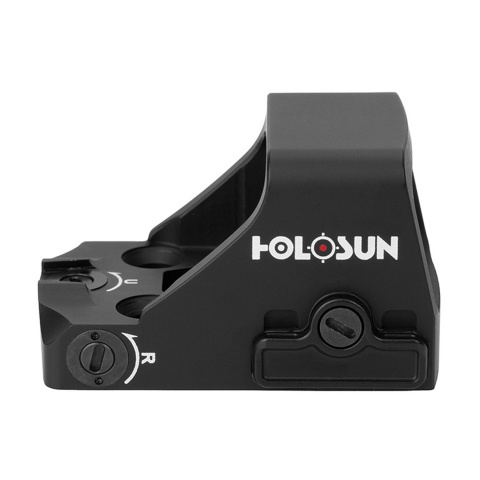 HOLOSUN HE407K X2 Red Open Reflex Optical Sight - (Black)