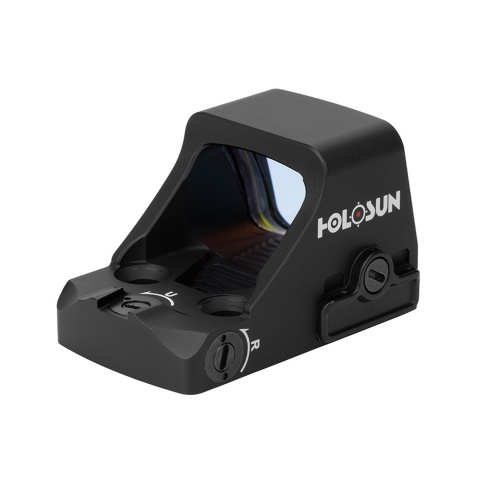 HOLOSUN HE407K X2 Red Open Reflex Optical Sight - (Black)