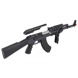 Lancer Tactical Airsoft AK-47 RIS AEG Rifle w/ Battery and Charger