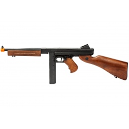 A&K M181 Spring Powered Thompson SMG w/ Full Metal (Color: Black / Faux Wood)