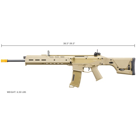 Atlas Custom Works Masada DMR Polymer AEG w/ Integrated Cheek Riser - TAN
