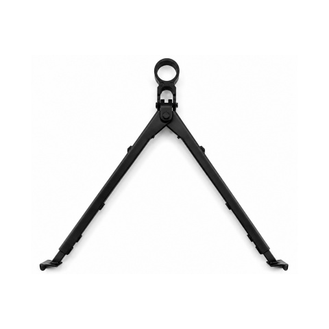 Battle Axe Full Metal Replacement Folding Bipod for MK46 / M249 Airsoft Machine Gun AEG - (Black)
