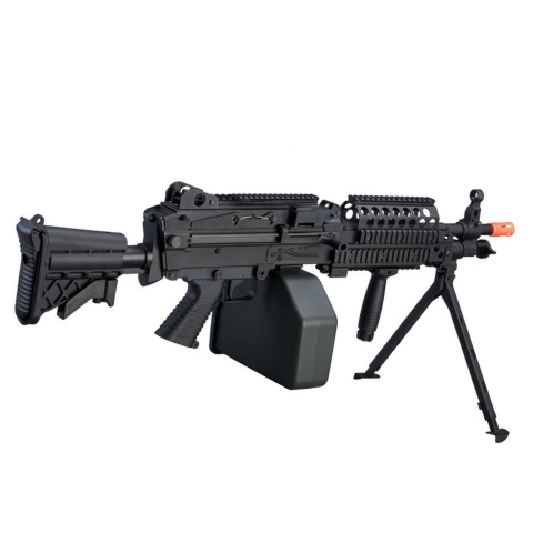 Atlas Custom Works MK46 M249 Saw Light Machine Gun w/ Polymer Receiver (Color: Black)