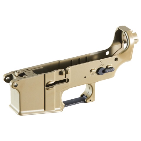 Golden Eagle M-147 Polymer M4 / M16 Airsoft Lower Receiver - (Tan)