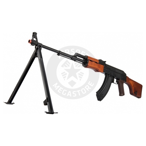 LCT Airsoft Stamped Steel RPK AEG w/ ASTER V2 SE Expert - (BLACK/WOOD)