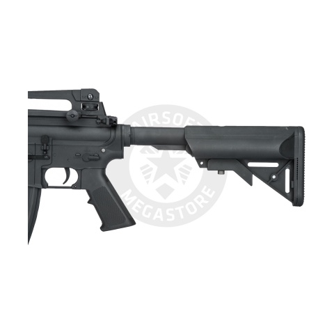 Lancer Tactical Gen 2 M4 RIS Airsoft Gun AEG Rifle - (Black)(No Battery and Charger)