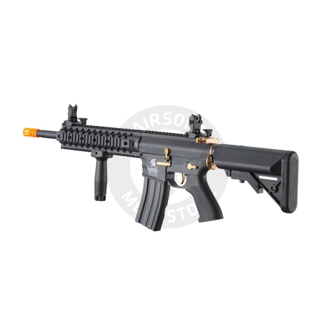 Lancer Tactical Gen 2 M4 Evo Airsoft AEG Rifle (Black & Gold)(No Battery and Charger)